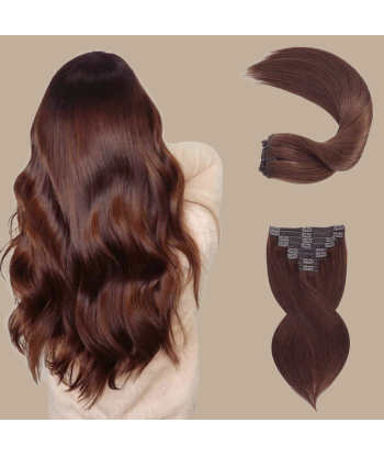 Kit de Extensões de Clips Lisos Chocolate 120 gr prix