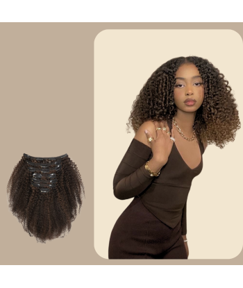 Kit de Extensões Afro Curly Chocolate 120g de technologie