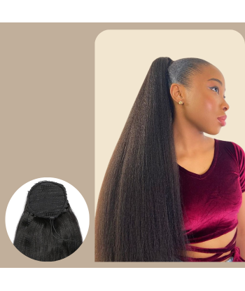 Rabo-de-cavalo castanho-escuro A Cordon Remy Hair Yaki Straight Profitez des Offres !