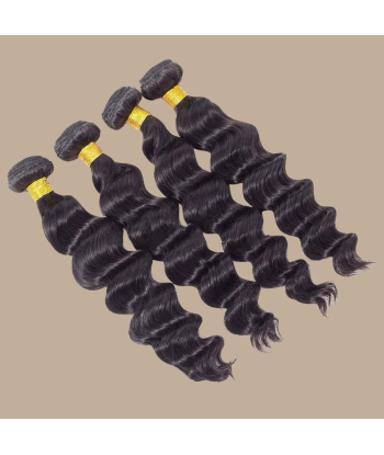 Tissage Cheveux Vierge Cabelo Humano Solto Profundo 7A Brun Foncé 1B 100 Gr prix