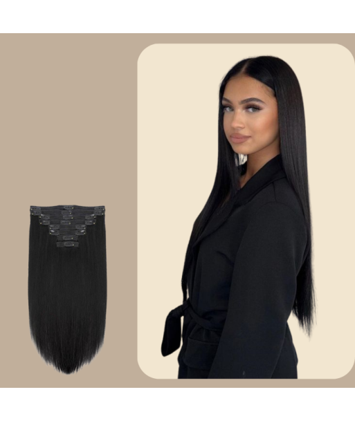 Recht Zwart 120g Clip-In Extensions Kit 2024