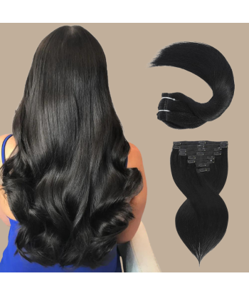 Recht Zwart 120g Clip-In Extensions Kit 2024