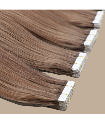 Extensões Adesivas / tapes lisos Premium Russian Hair 6 Par le système avancé 