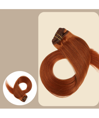 Extensão para Clips Premium Russian Hair Copper les ctes