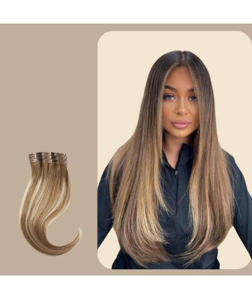 Suora Clip Pidennykset Medium Brown Platinum vous aussi creer 