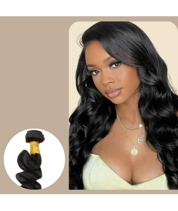 Capelli umani vergini a onda libera 7A castano scuro 1B 100 Gr les muscles