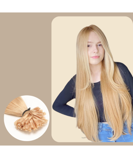 100 bratte keratinforlengelser blonde Découvrez la collection