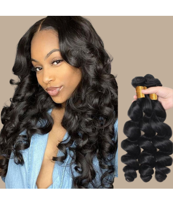 Virgin Human Hair Losse Golf 7A Donkerbruin 1B 100 Gr soldes