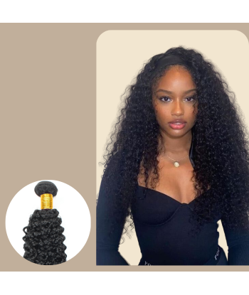 Weven Virgin Haar Human Hair Kinky Curly 7A Donkerbruin 1B 100 Gr français