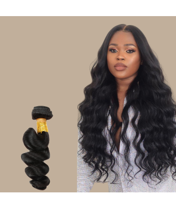 Virgin Human Hair Losse Golf 7A Donkerbruin 1B 100 Gr soldes