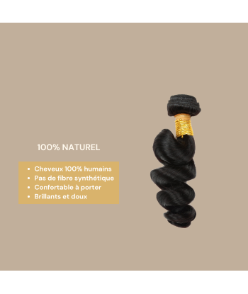 Virgin Human Hair Losse Golf 7A Donkerbruin 1B 100 Gr soldes