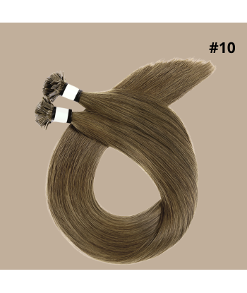 100 Keratin Extensions Rett Premium Med Flat Tupp 10 de la marque