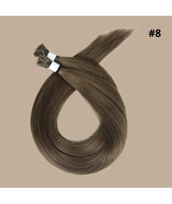 50 Keratin Extensions Rett Premium med I-spiss 8 destockage