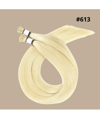 50 Premium Keratin Extensions Rett med I-spiss 613 prix pour 