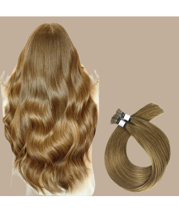 50 Premium Keratin Extensions Rak med I-spets en linge