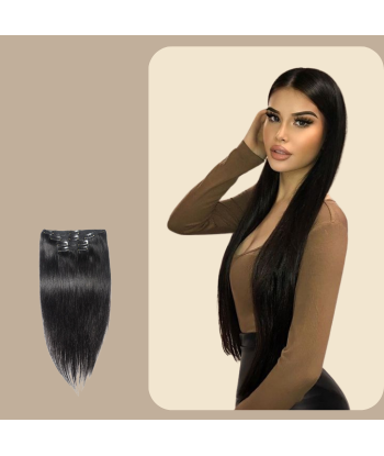 Extensions Clips Raides Noir offre 