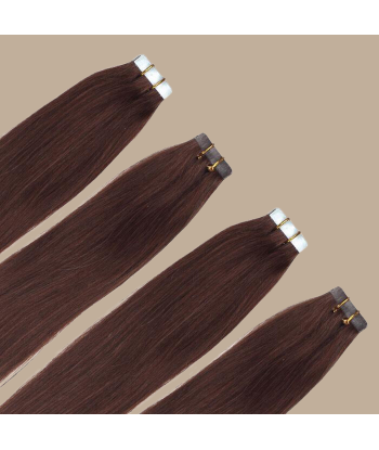 Extensions Adhésives Raides Chocolat les ctes