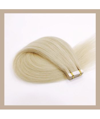 Extensions Adhésives / tapes raides Blond Platine Jusqu'à 80% De Réduction