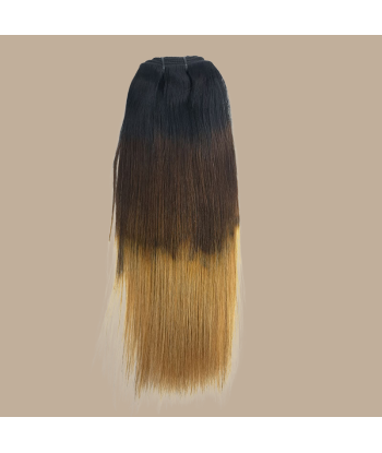 Kit Extensions à Clips Straight Ombre Brun Chocolat Blond 120 gr pas cheres