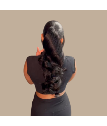 Queue de cheval Ponytail  Noir A Cordon Remy Hair Body Wave store