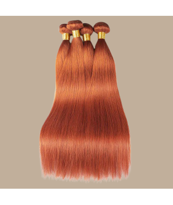 Tissage Cheveux Vierge Human Hair Straight 7A Ginger 350 100 Gr solde