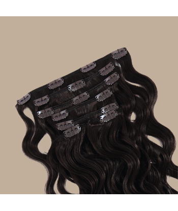 Extensions Clips gewellt Dunkelbraun shop