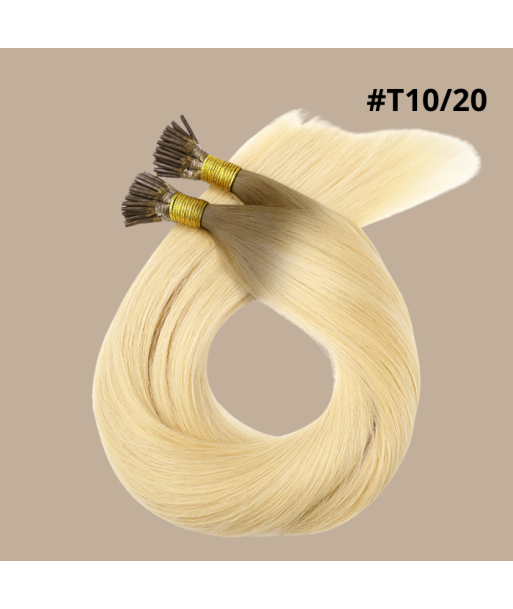 50 Premium Steil Keratine Extensions met I-tip T10/20 chez Cornerstreet bien 