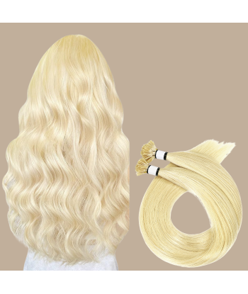 100 Keratin Extensions Rett Premium Med Flat Topp 613 en ligne des produits 