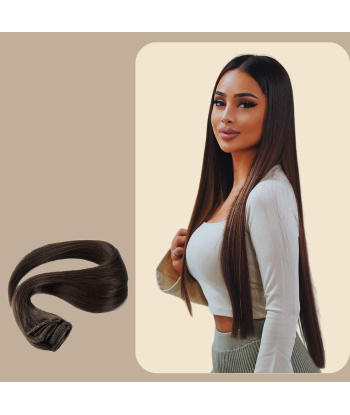 Extension Clip Raide Couleur Unie solde