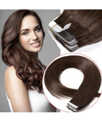 Extensions Adhésives / tapes raides Marron Chocolat Economisez 