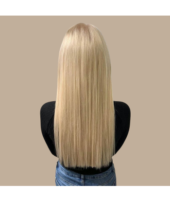 Extension à Clips Straight Blond Platine Mono Bande Maxi Volume À commander