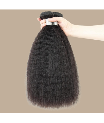 Tissage Cheveux Vierge Human Hair Yaki Straight 7A Brun Foncé 1B 100 Gr en ligne des produits 