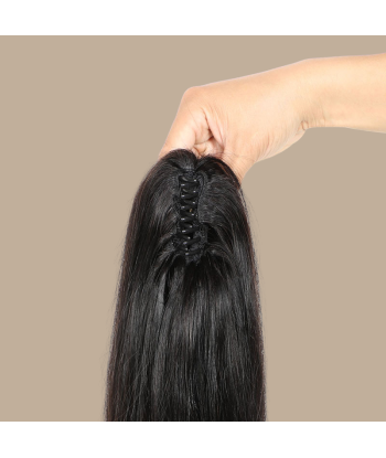 Coleta Castaño Oscuro Natural Clip Remy Hair Straight Comparez plus de prix